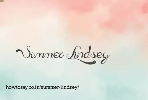 Summer Lindsey