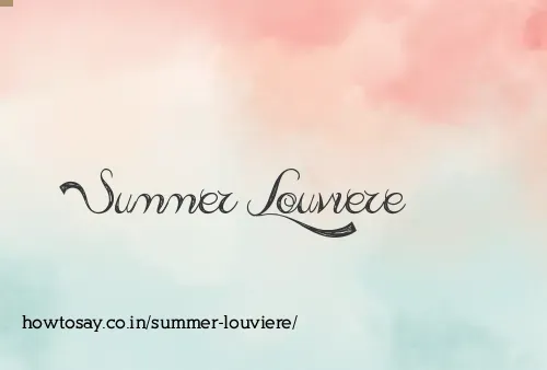 Summer Louviere