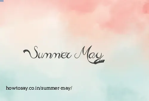 Summer May