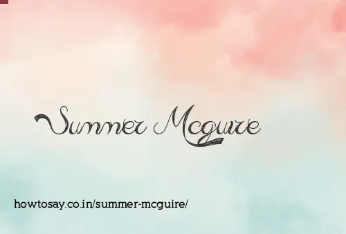 Summer Mcguire