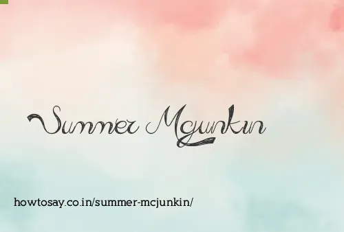 Summer Mcjunkin