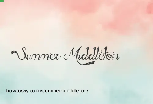 Summer Middleton
