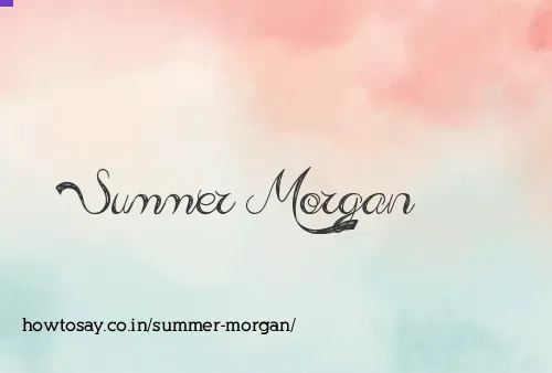 Summer Morgan
