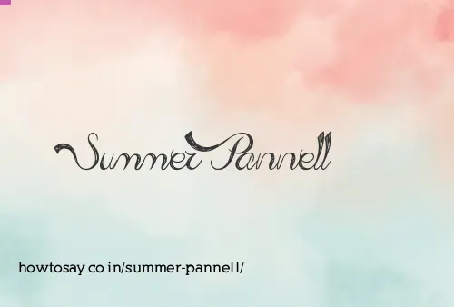 Summer Pannell