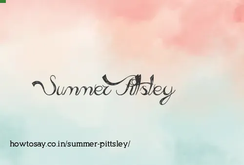 Summer Pittsley