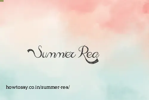 Summer Rea