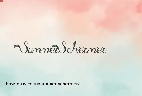 Summer Schermer