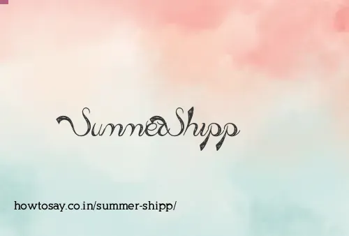 Summer Shipp