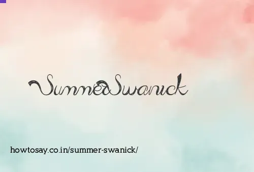 Summer Swanick