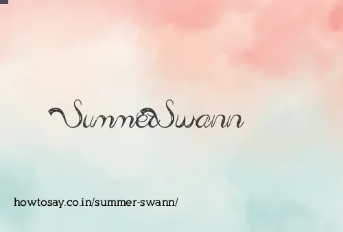 Summer Swann