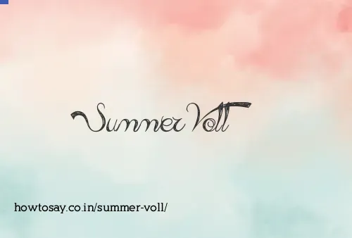 Summer Voll