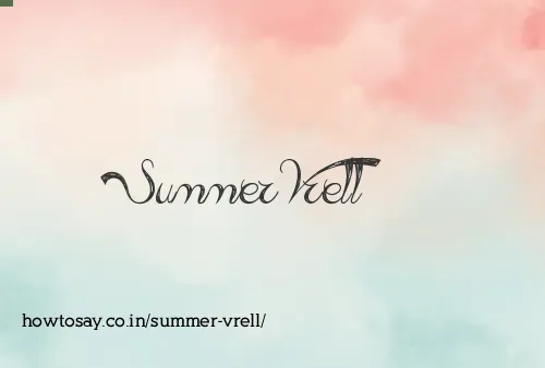 Summer Vrell