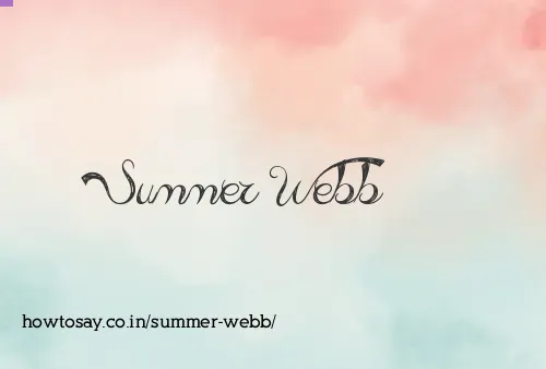 Summer Webb