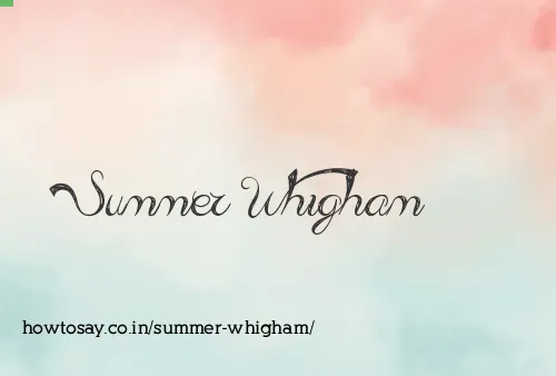 Summer Whigham