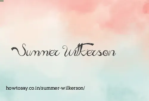 Summer Wilkerson
