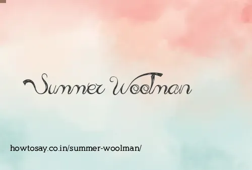 Summer Woolman