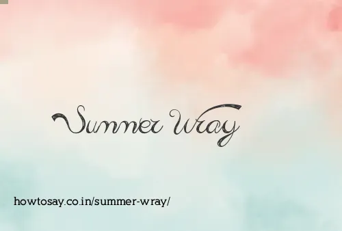Summer Wray