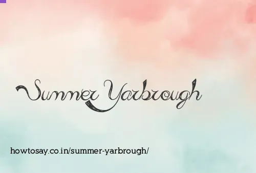 Summer Yarbrough