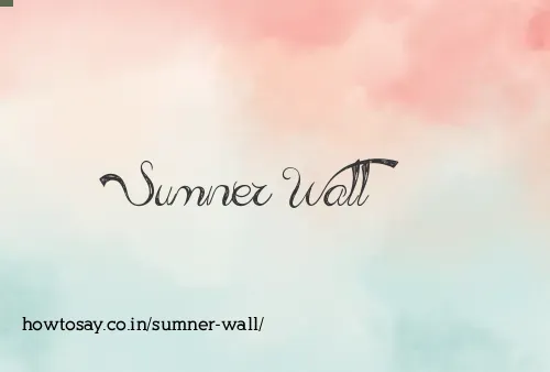 Sumner Wall
