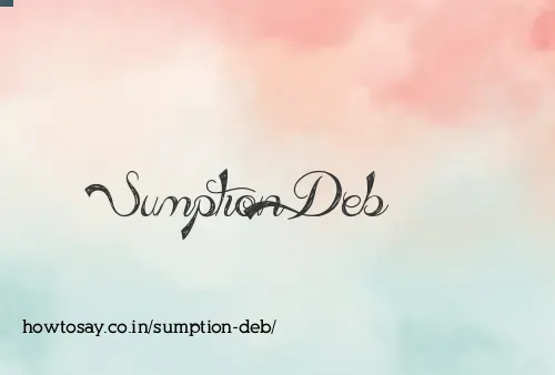 Sumption Deb