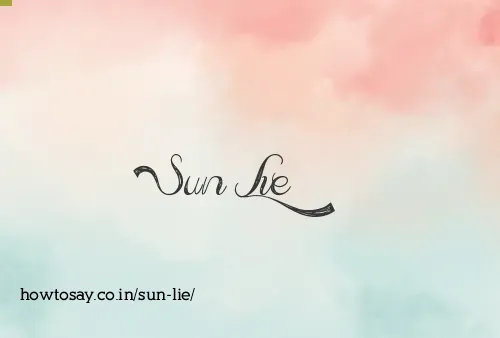 Sun Lie