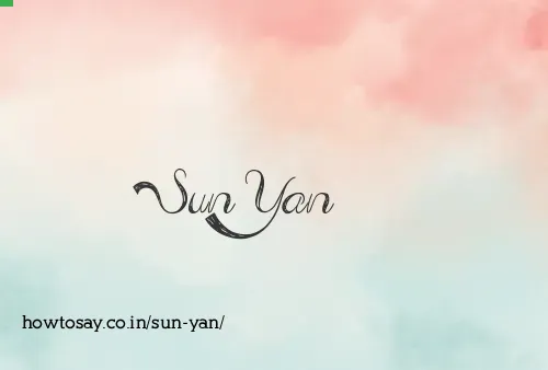 Sun Yan