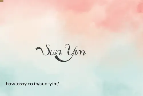 Sun Yim