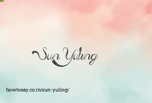 Sun Yuling