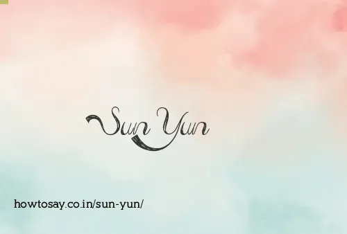 Sun Yun