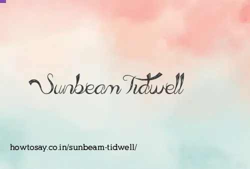 Sunbeam Tidwell