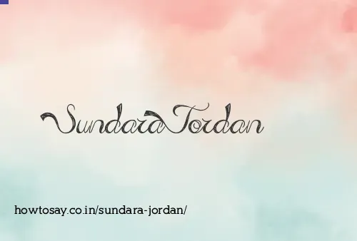Sundara Jordan