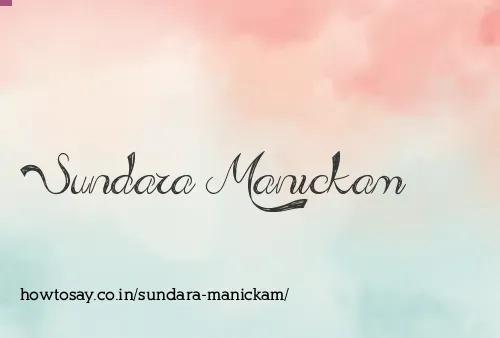 Sundara Manickam