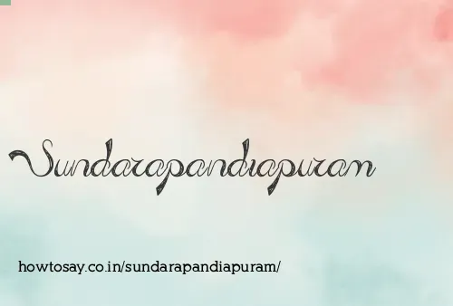 Sundarapandiapuram