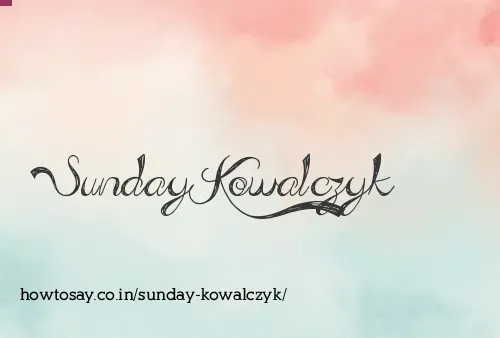 Sunday Kowalczyk