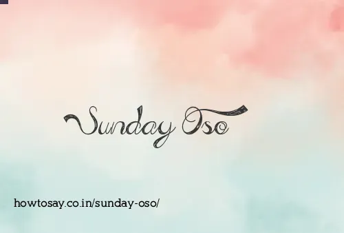 Sunday Oso