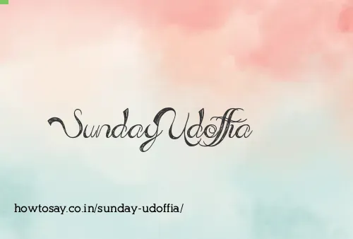 Sunday Udoffia