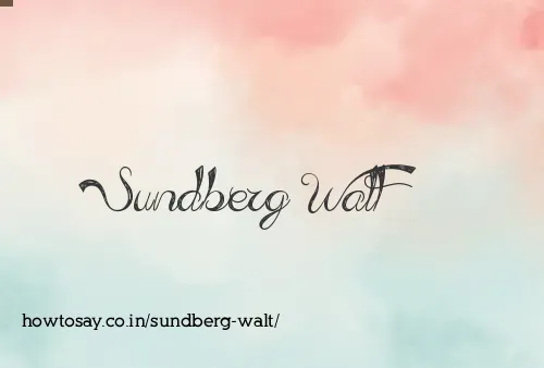 Sundberg Walt