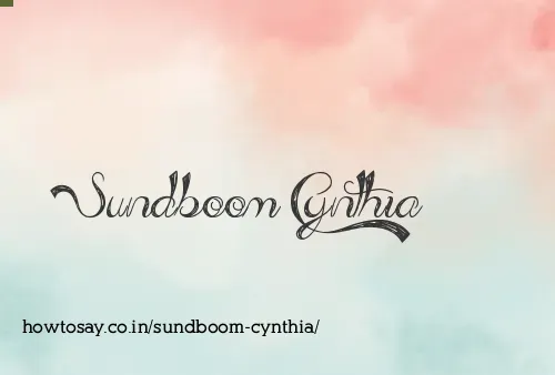 Sundboom Cynthia