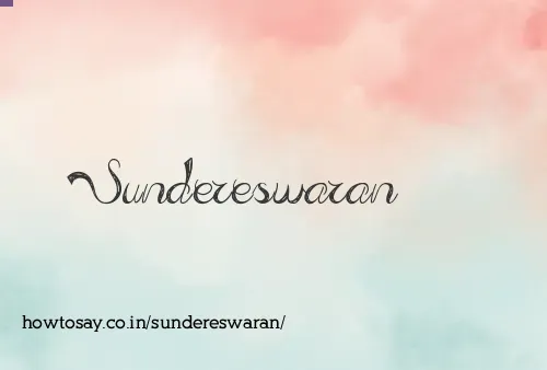 Sundereswaran