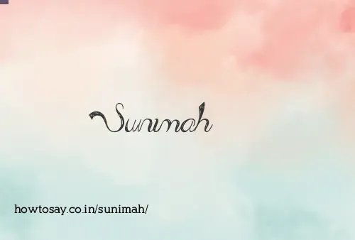 Sunimah