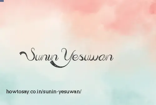 Sunin Yesuwan