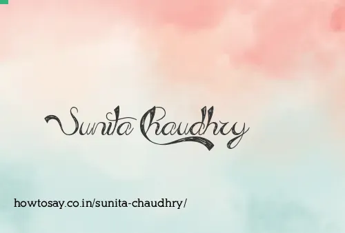 Sunita Chaudhry