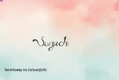 Sunjich