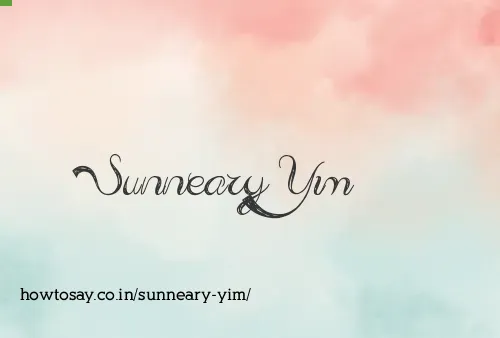 Sunneary Yim