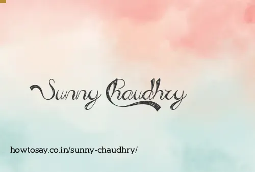Sunny Chaudhry