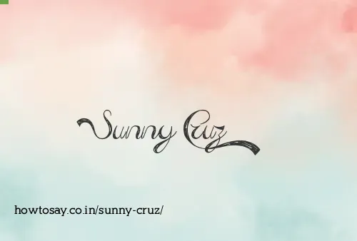 Sunny Cruz