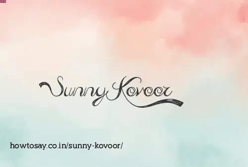 Sunny Kovoor
