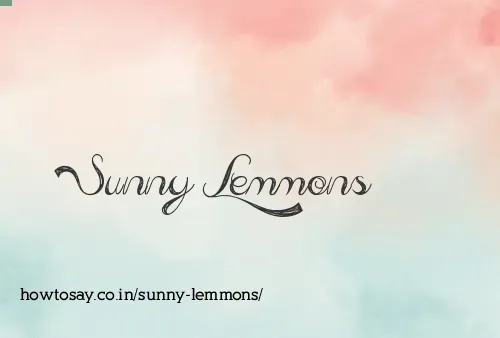 Sunny Lemmons