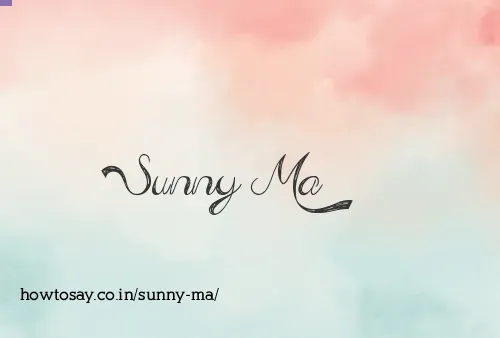 Sunny Ma