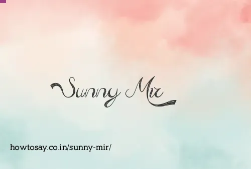 Sunny Mir
